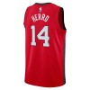 Män Miami Heat Tröja Tyler Herro Nike 2024-25 City Edition Röd Swingman